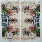 Napkin - Flower Bike