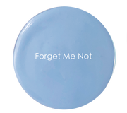 Forget Me Not chalk paint swatch – cheerful cool blue
