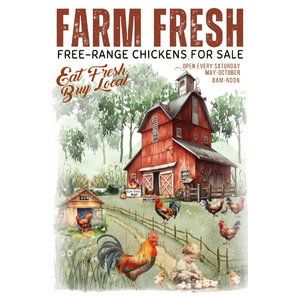 Farm Style Transfers - Free Range 1