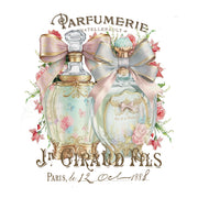 French Perfume 1 White Cloud Decor Transfer