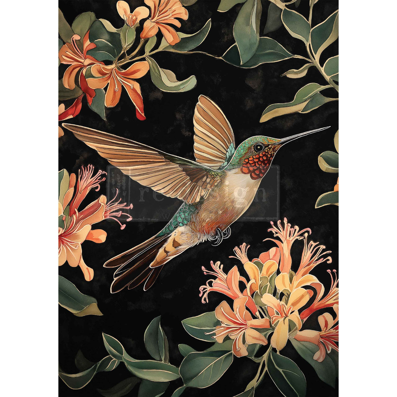 Decoupage Fiber A3 - Garden Flutter
