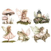 Garden Fairies White Cloud Decor Transfer