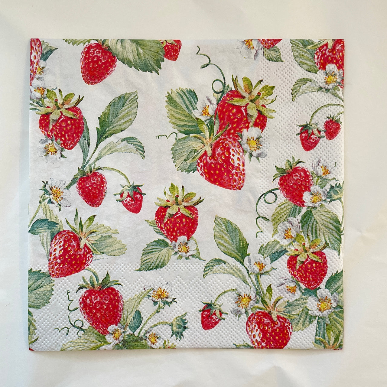 Napkin - Garden Strawberries