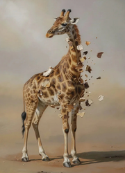 Giraffe Decoupage Paper