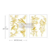 ReDesign Gold Foil Transfer Middy - Golden Serenade