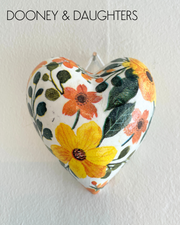 Mini Heart - Golden Flowers