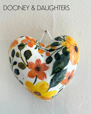 Mini Heart - Golden Flowers