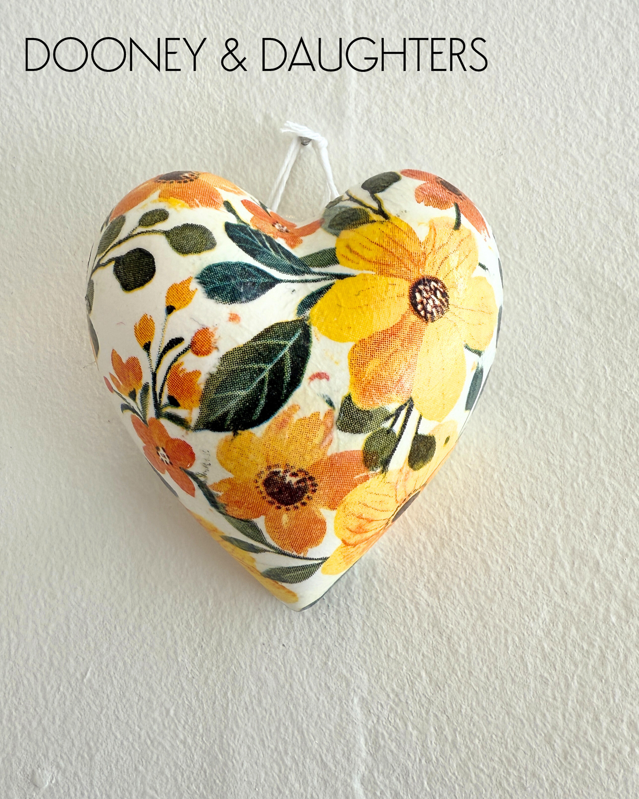 Mini Heart - Golden Flowers
