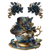 Romantic Gothic Transfer - Gothic Teacup
