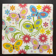 Napkin - Graphic Colour Butterflies