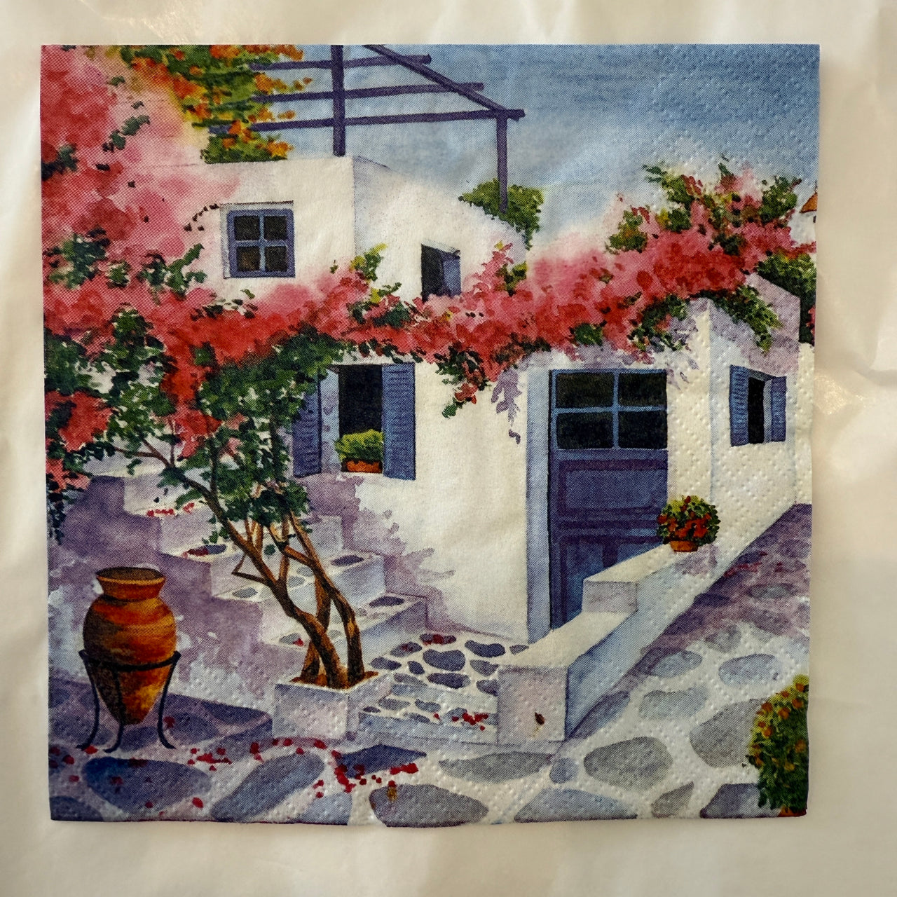 Napkin - Greece Village