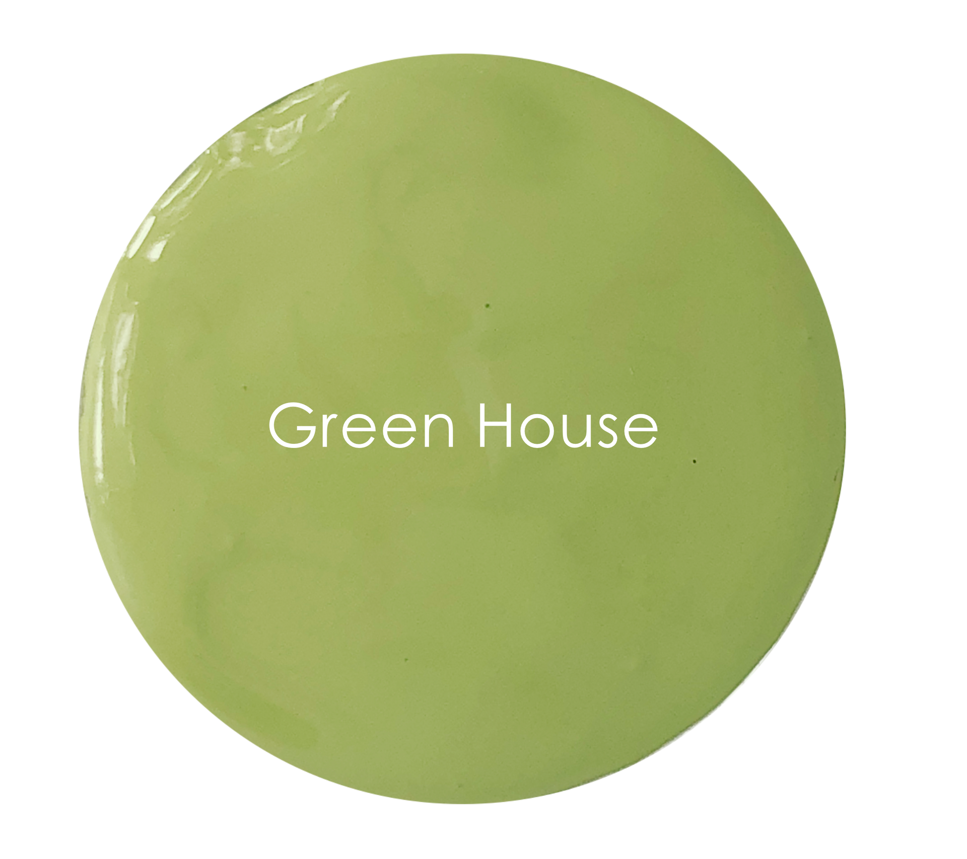 Warm soft green matte wall paint – Green House detail