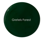 Deep dark green matte wall paint – Gretel’s Forest detail