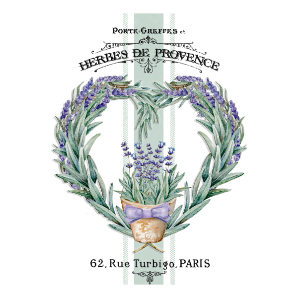 Herbes De Provence White Cloud Decor Transfer