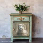 Decoupage Fiber A3 - Hillside Grazing