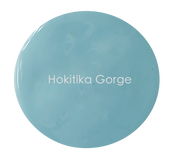 Soft uplifting blue matte wall paint – Hokitika Gorge detail