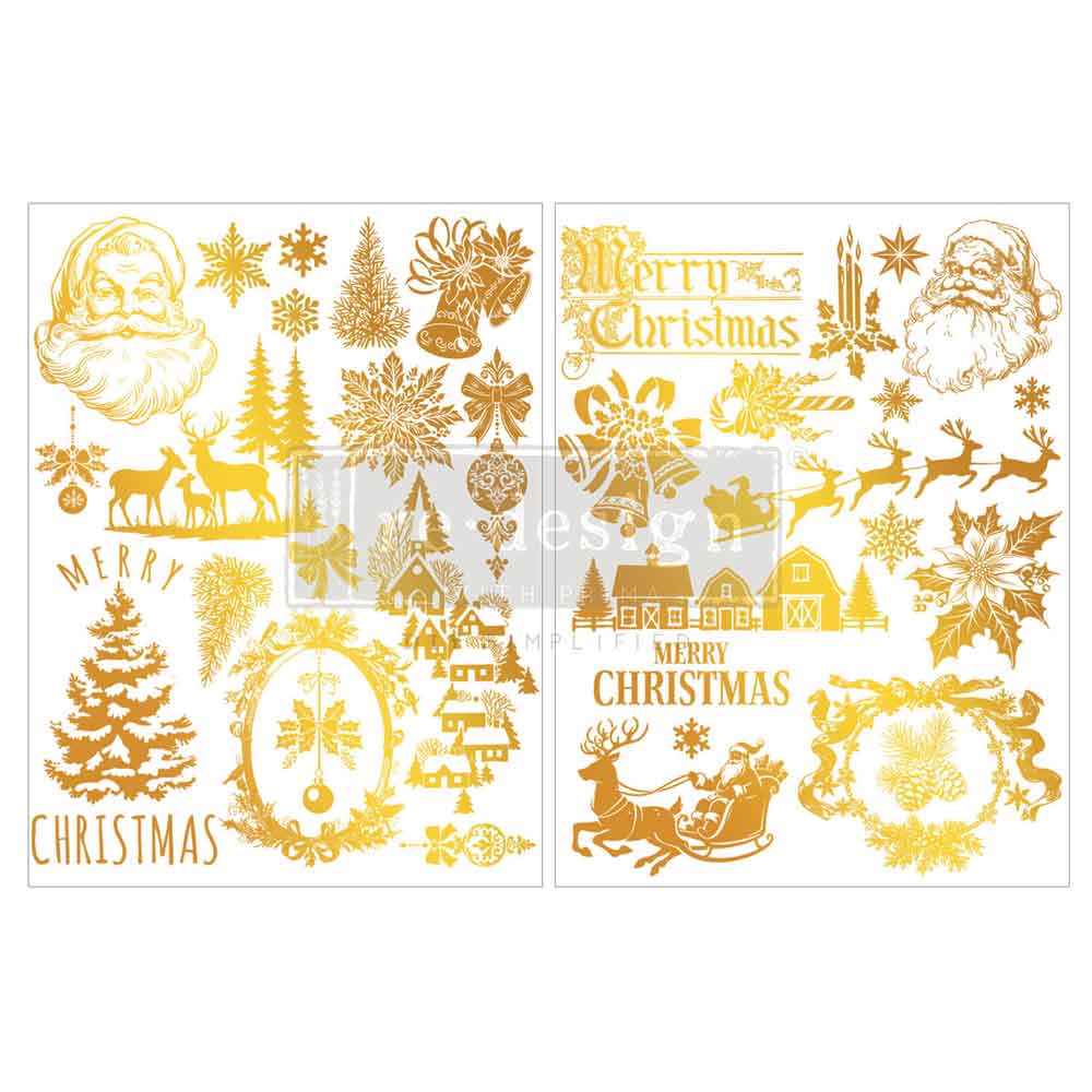 ReDesign Gold Foil Transfer - Middy Holiday Heirloom