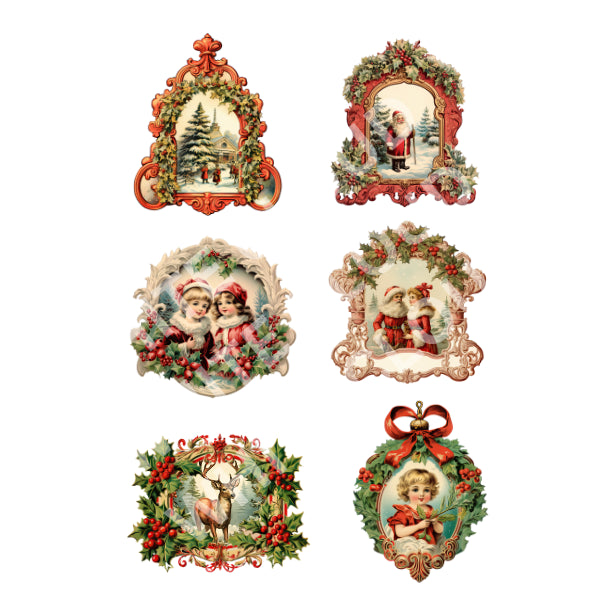 Holly Frames White Cloud Decor Transfer