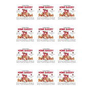 Home Bakery Labels White Cloud Decor Transfer