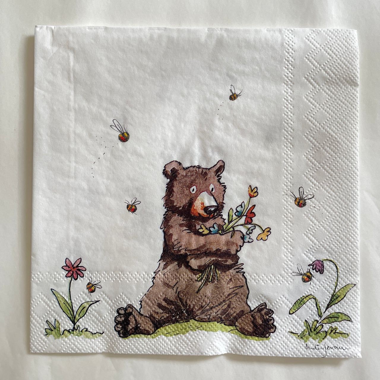 Napkin - Happy Bear