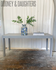Custom Grey Hall Table
