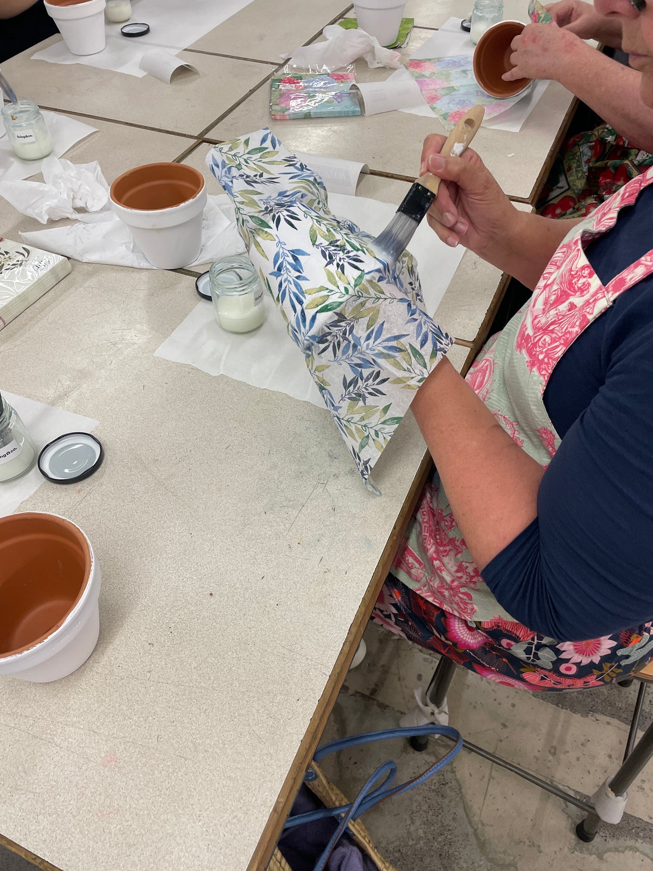 Decoupage Pots - Selwyn Community Education Workshop Tuesday 6 August