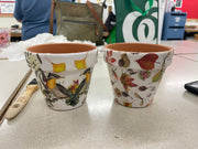 Decoupage Pots - Selwyn Community Education Workshop Tuesday 6 August