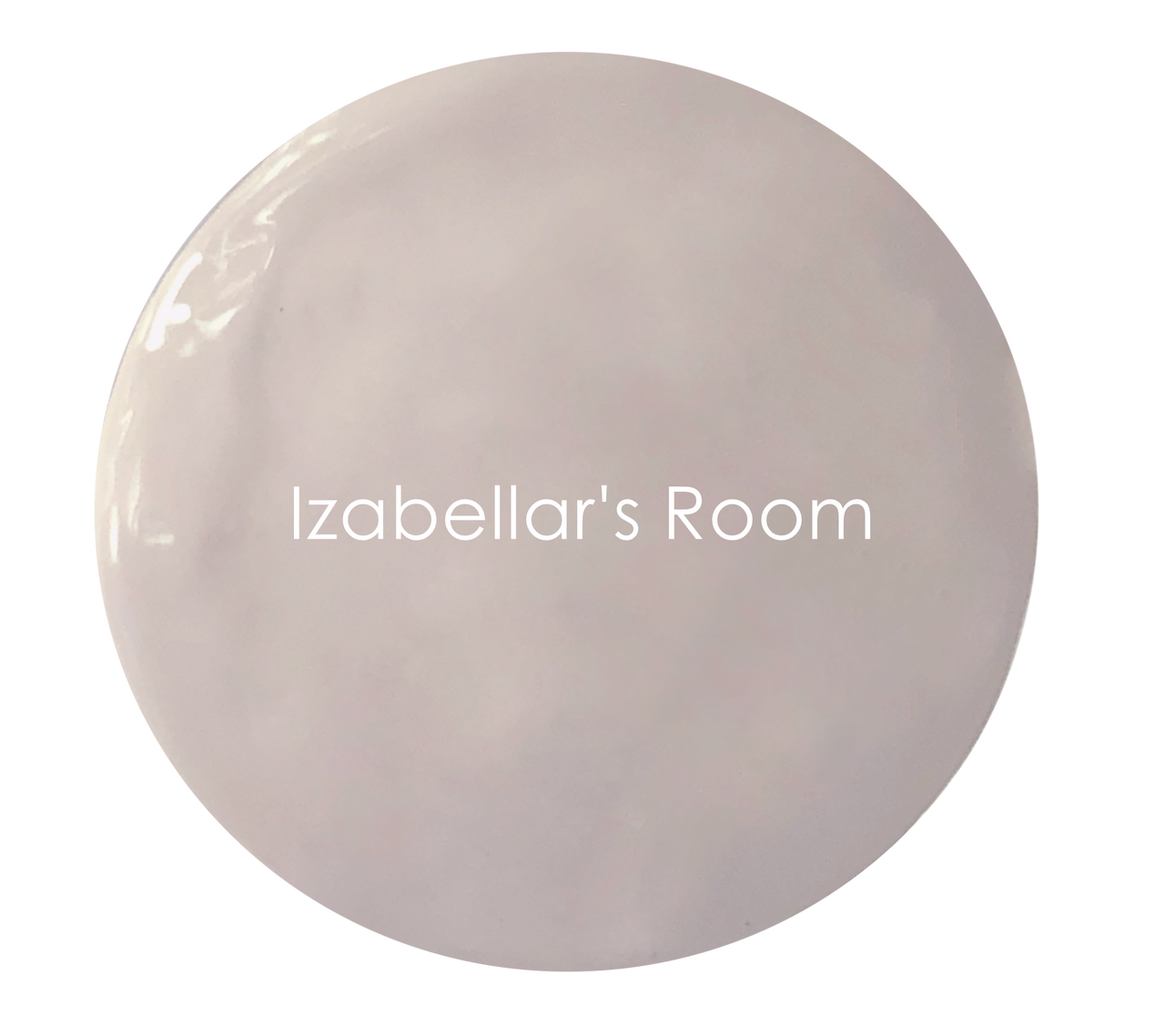 Izabellars Room chalk paint swatch – warm taupe grey