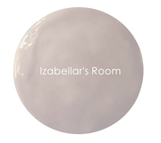 Soft taupe-grey matte wall paint – Izabellars Room detail