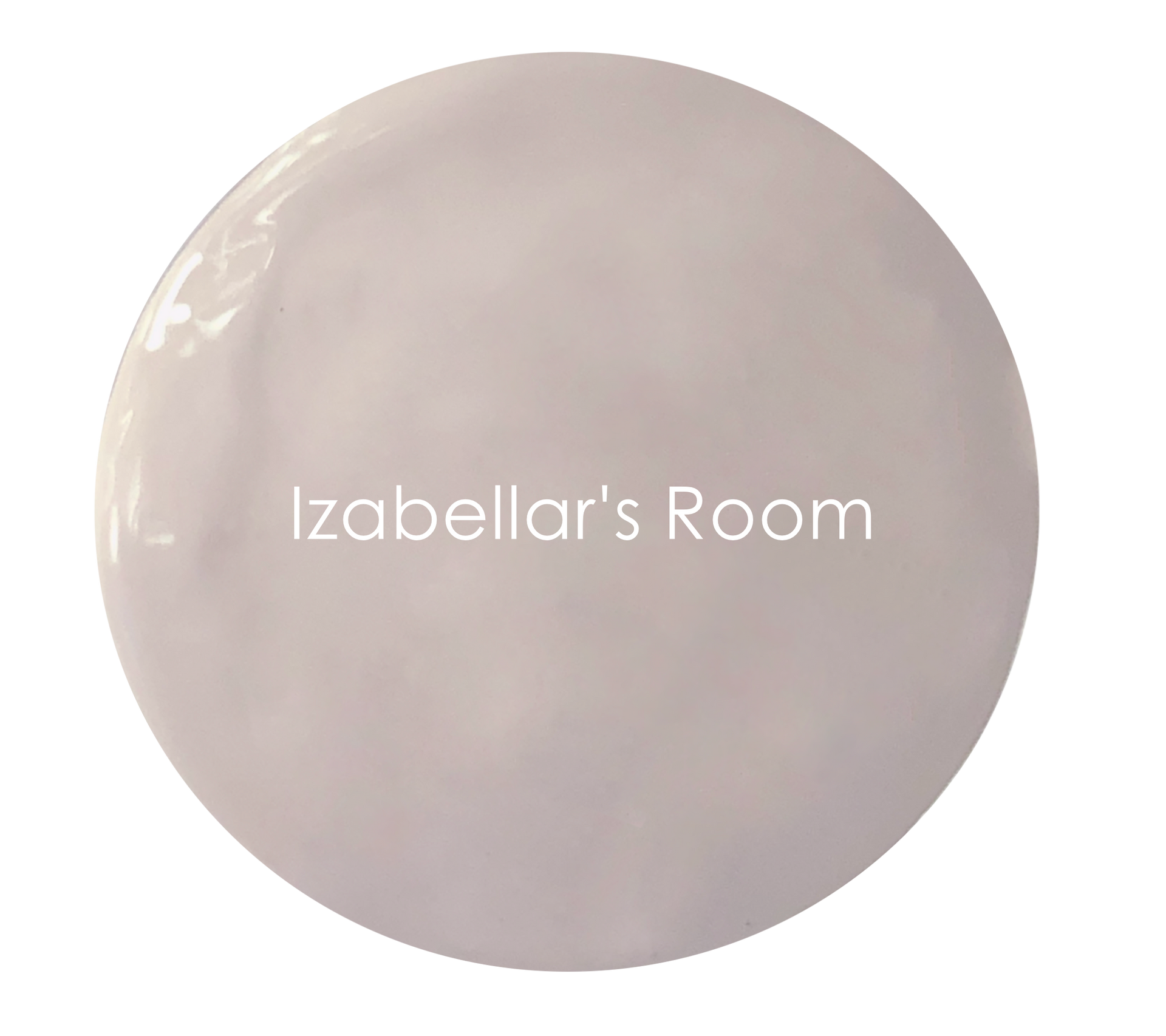 Soft taupe-grey matte wall paint – Izabellars Room detail