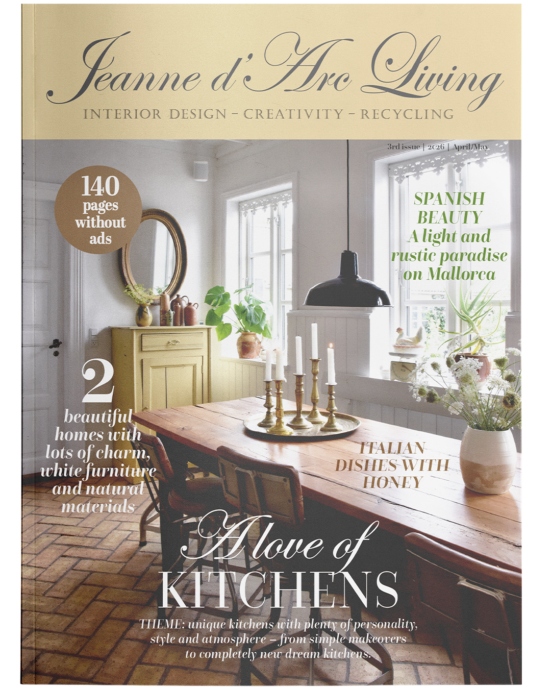Jeanne d'Arc Living Magazine 2026 Vol. 4 - A Love of Kitchens