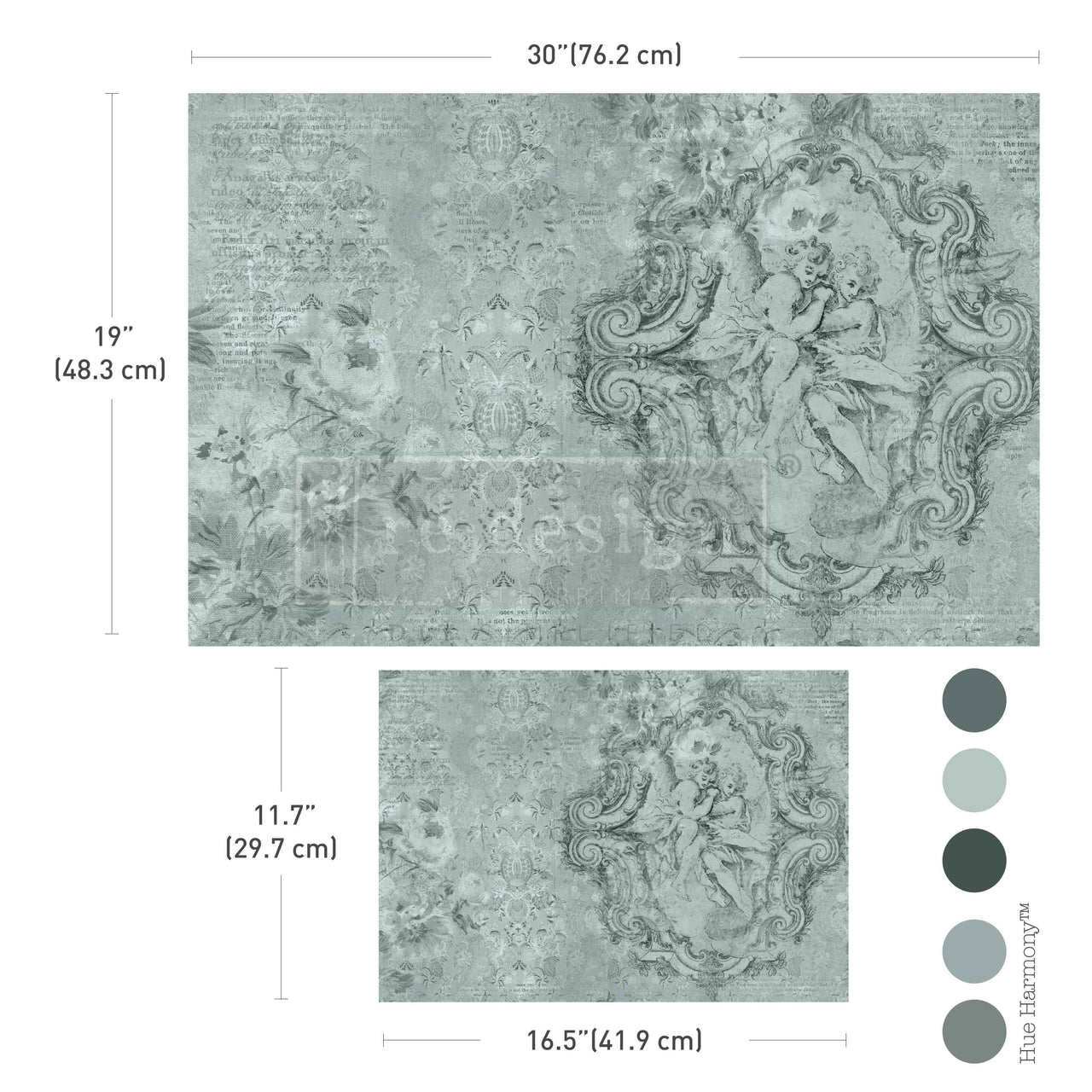 Decoupage Fiber - Jardin des Cherubins