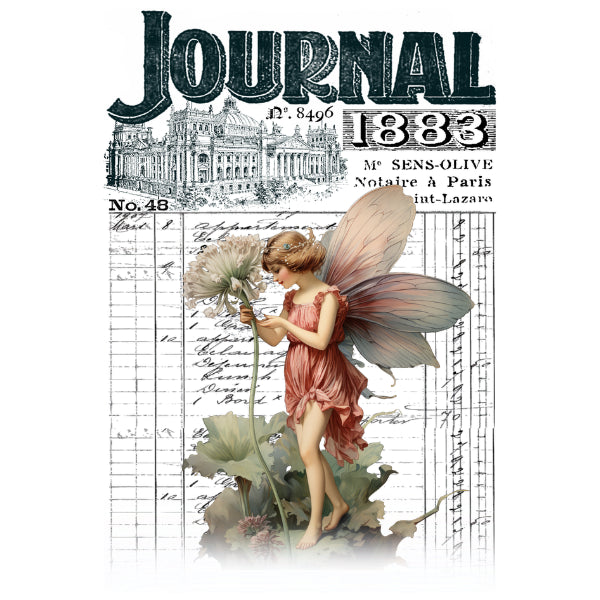 French Inspired Transfer - Journal de Paris 2