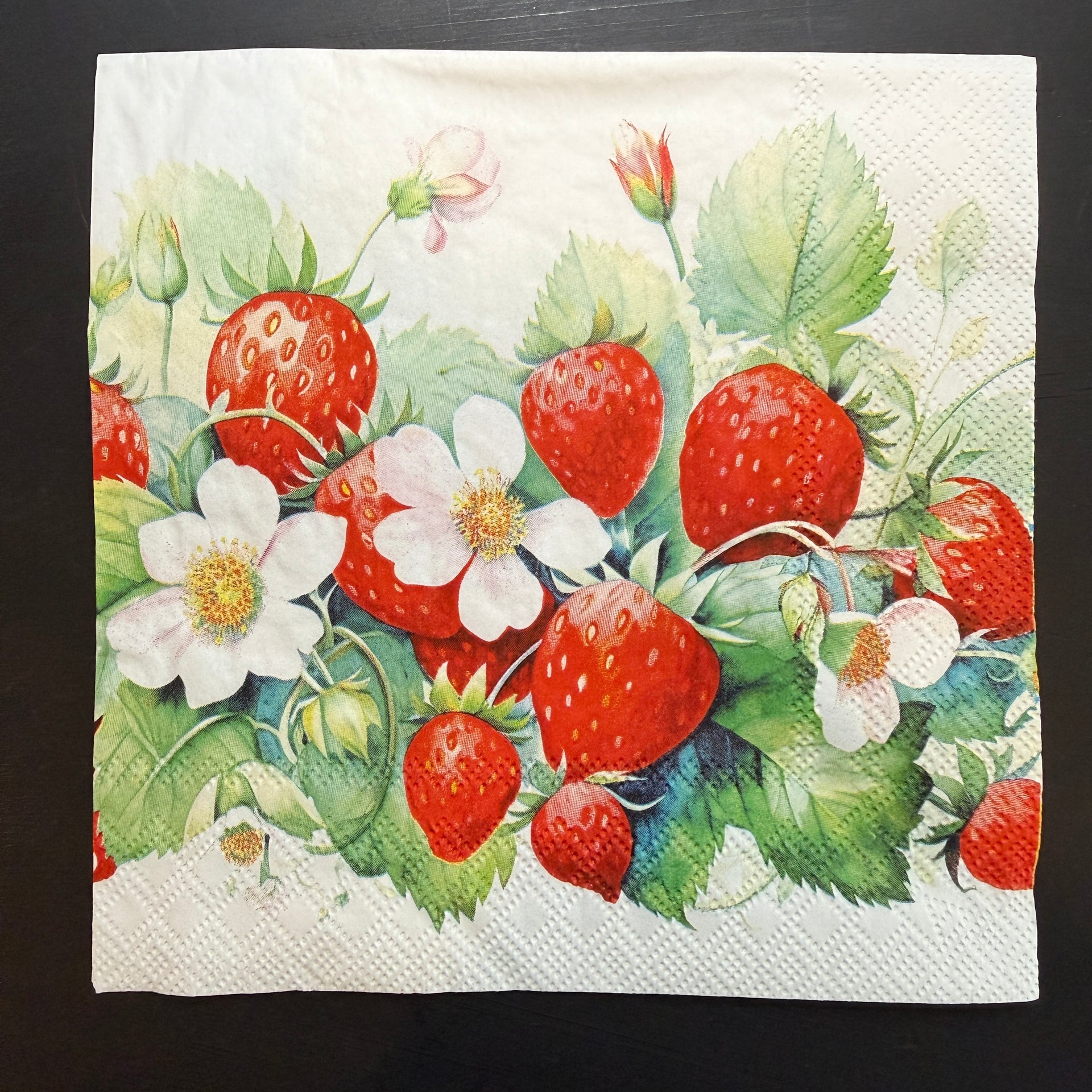 Napkin - Juicy Strawberries