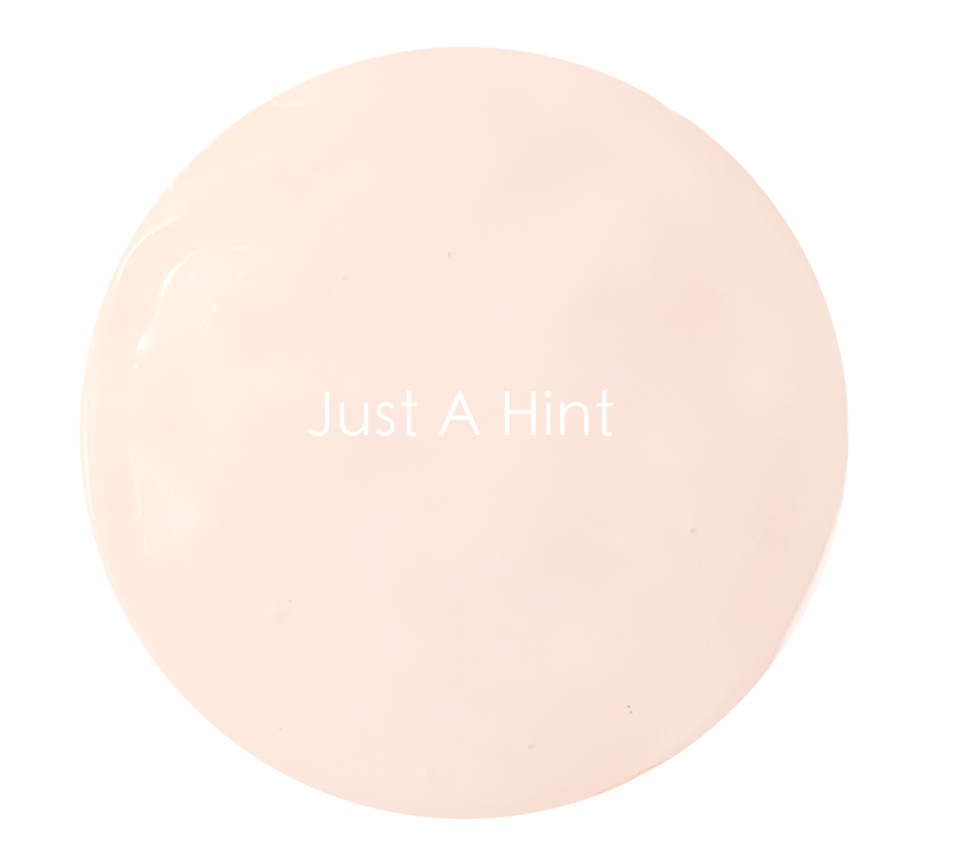 Elegant champagne pink matte wall paint – Just a Hint detail