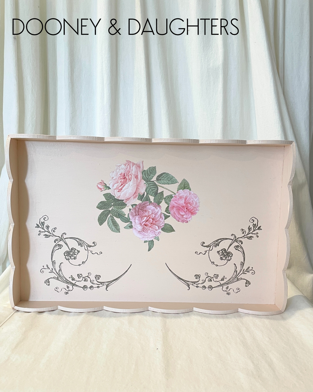 Just A Hint Large Scallop Tray