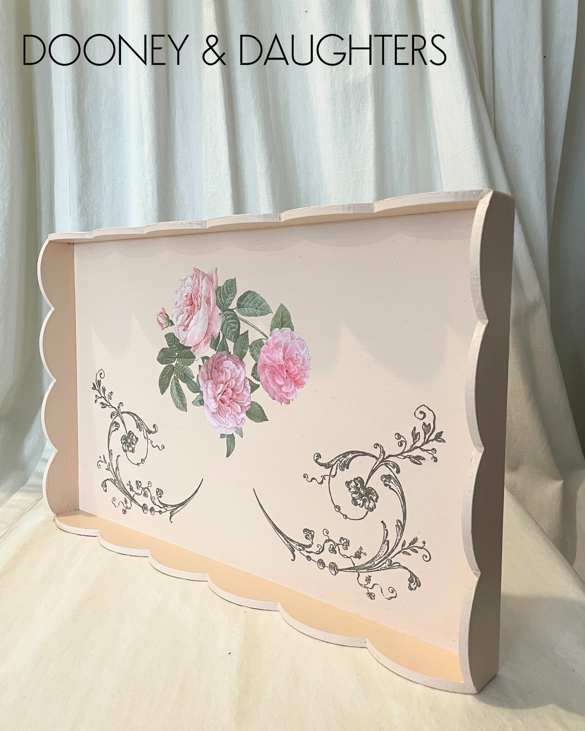 Just A Hint Large Scallop Tray