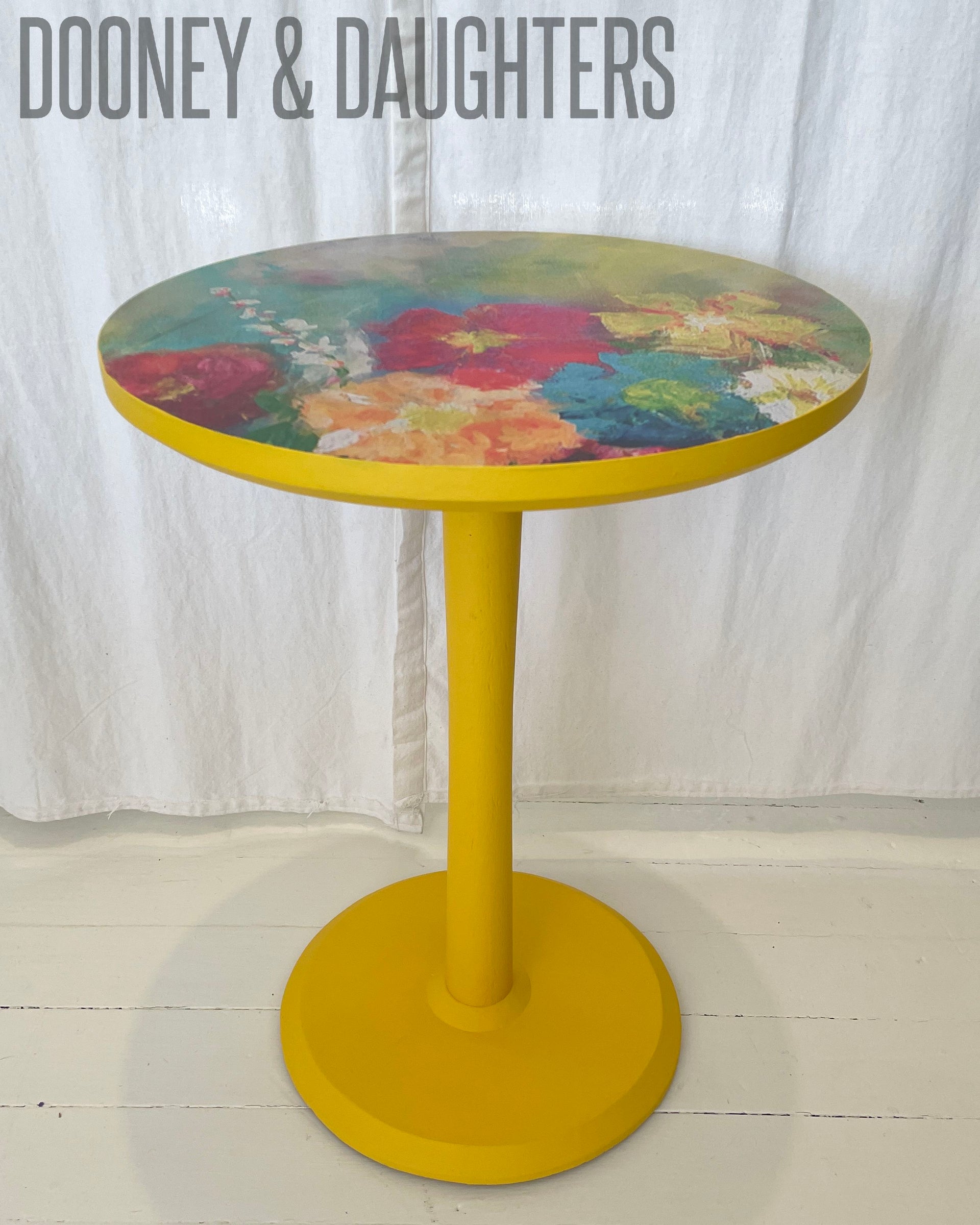 Karen's Technicolour Bouquet Side Table