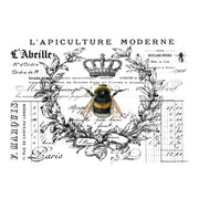 L'Apiculture Moderne White Cloud Decor Transfer