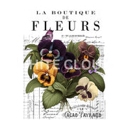 La Boutique De Fleurs 1 White Cloud Decor Transfer