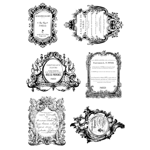 Label 12 White Cloud Decor Transfer