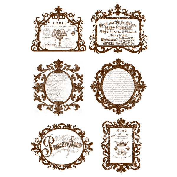 Label 2 White Cloud Decor Transfer