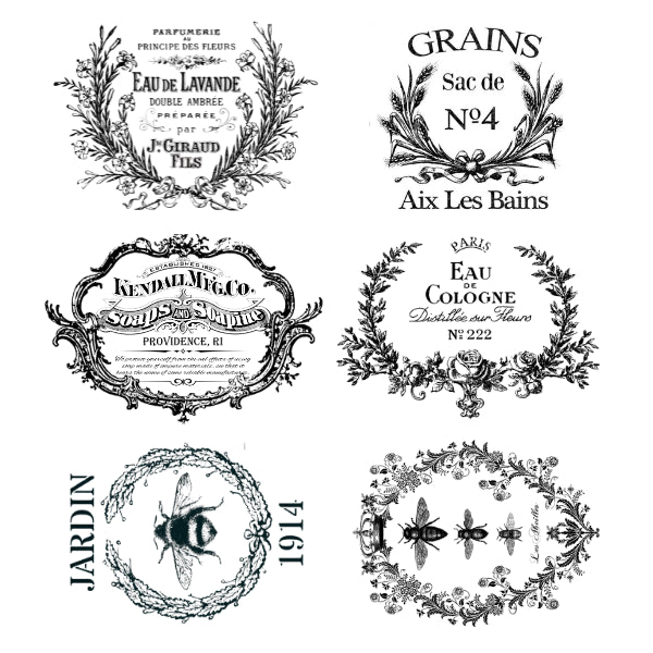 Label 7 White Cloud Decor Transfer