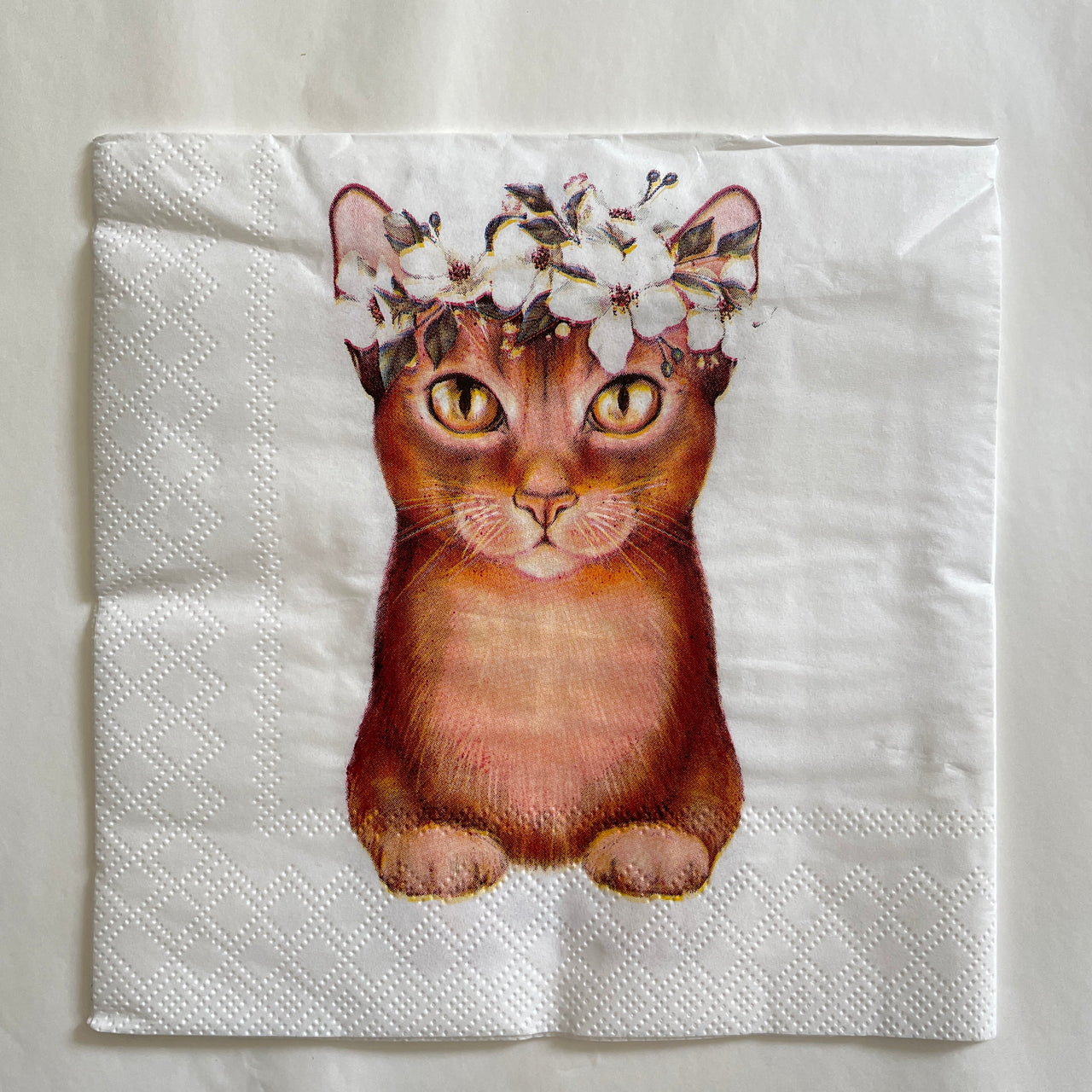 Napkin - Lady Cat