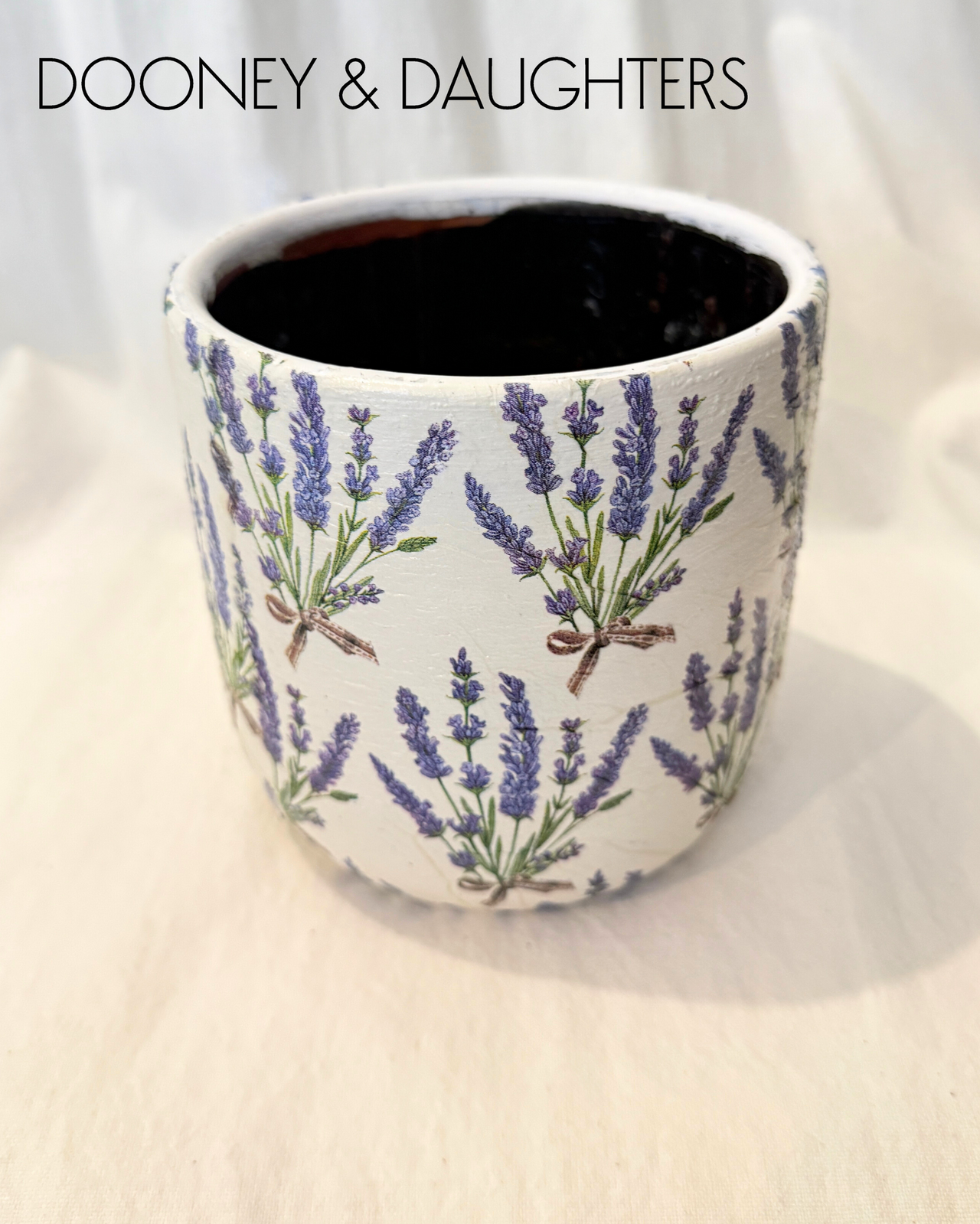 Medium Pot - Lavender Bouquet