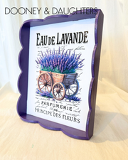 Lavender Small Scallop Tray