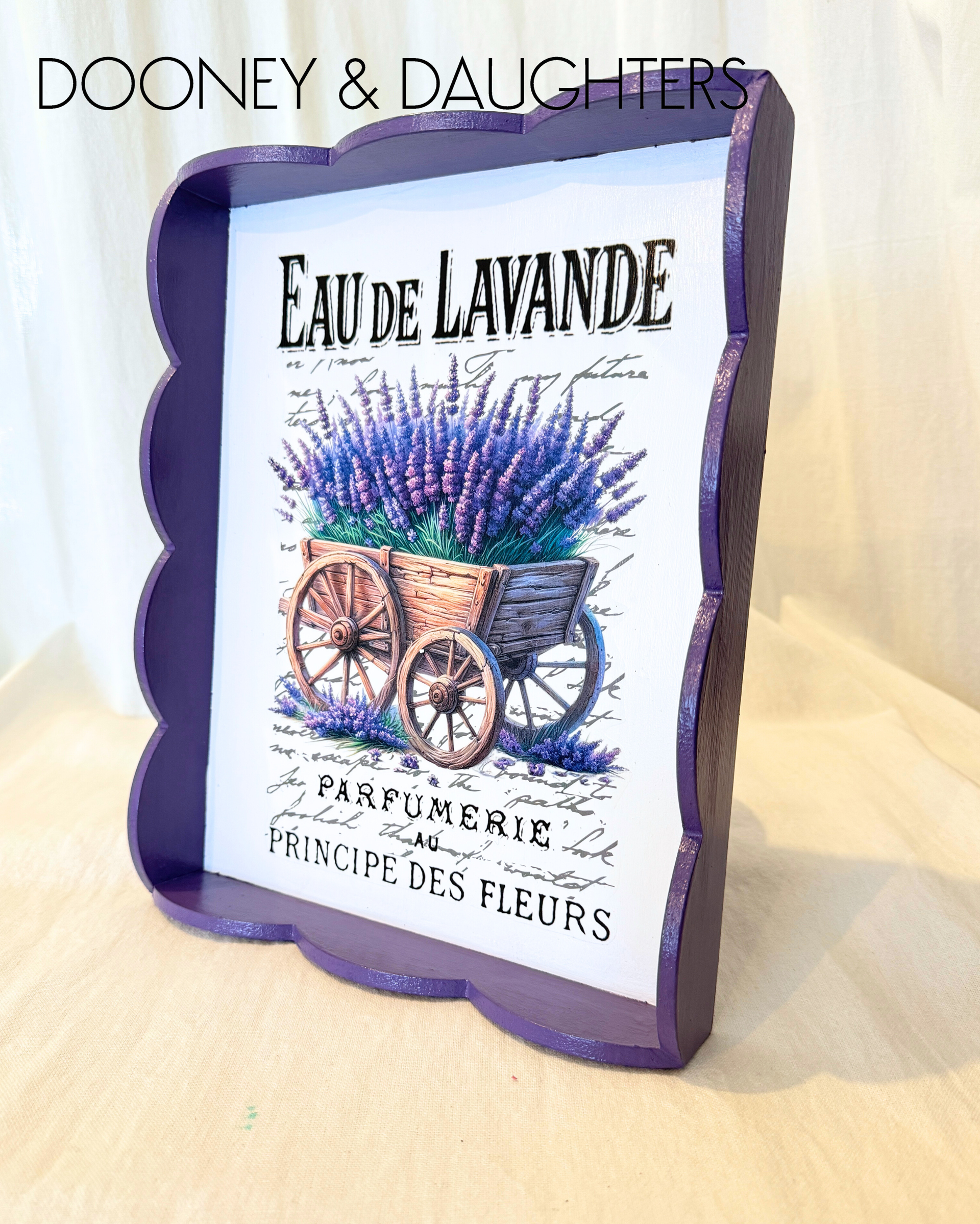 Lavender Small Scallop Tray