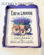 Lavender Small Scallop Tray