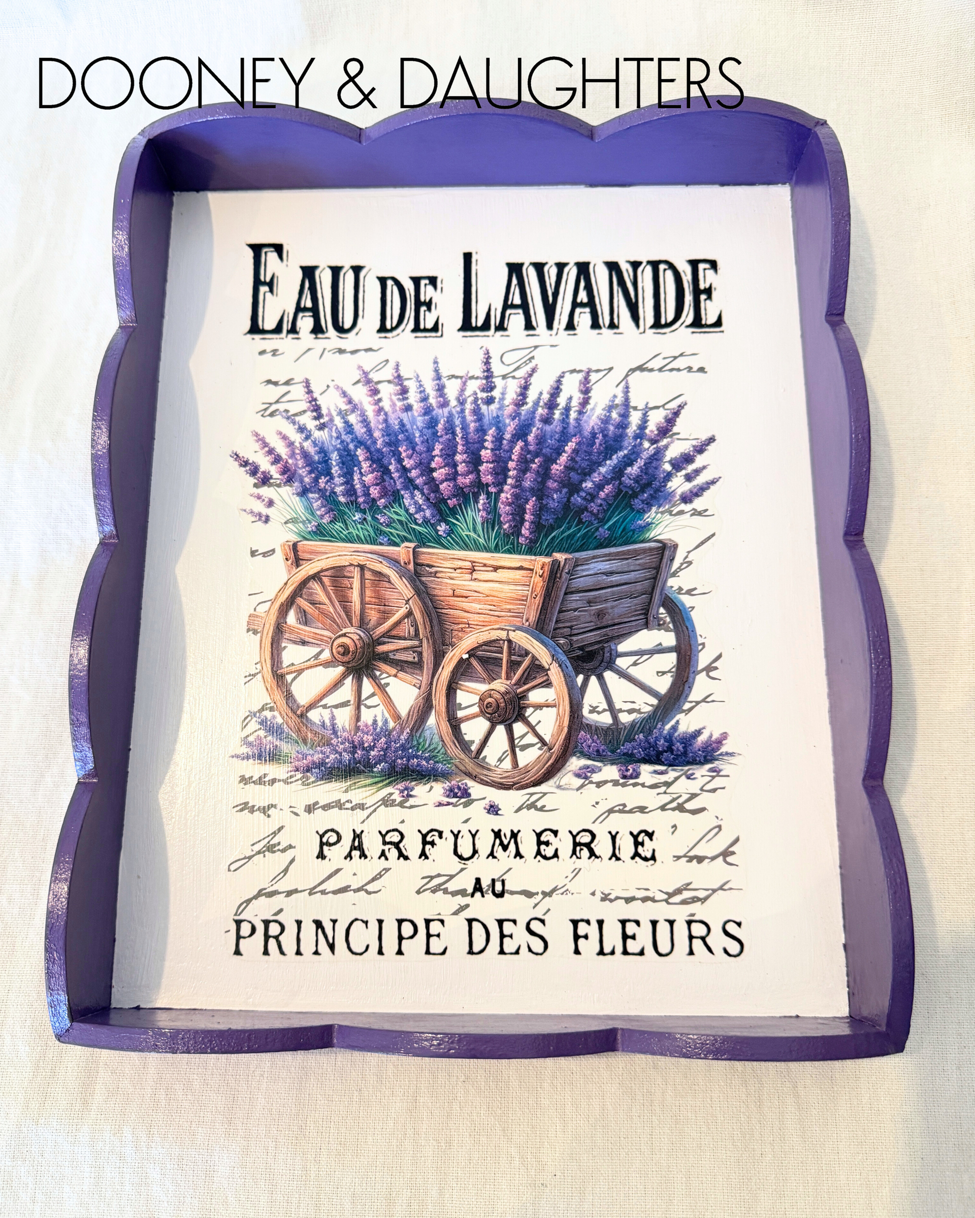 Lavender Small Scallop Tray