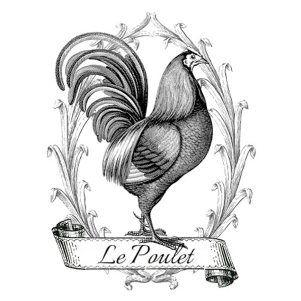 Le Poulet White Cloud Decor Transfer